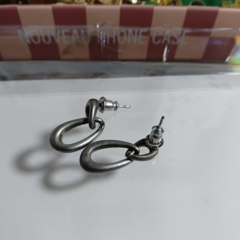 Elegant Silver Drop Earrings